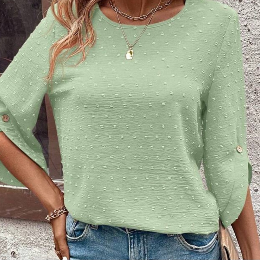 Chic Mint Green Women's Blouse